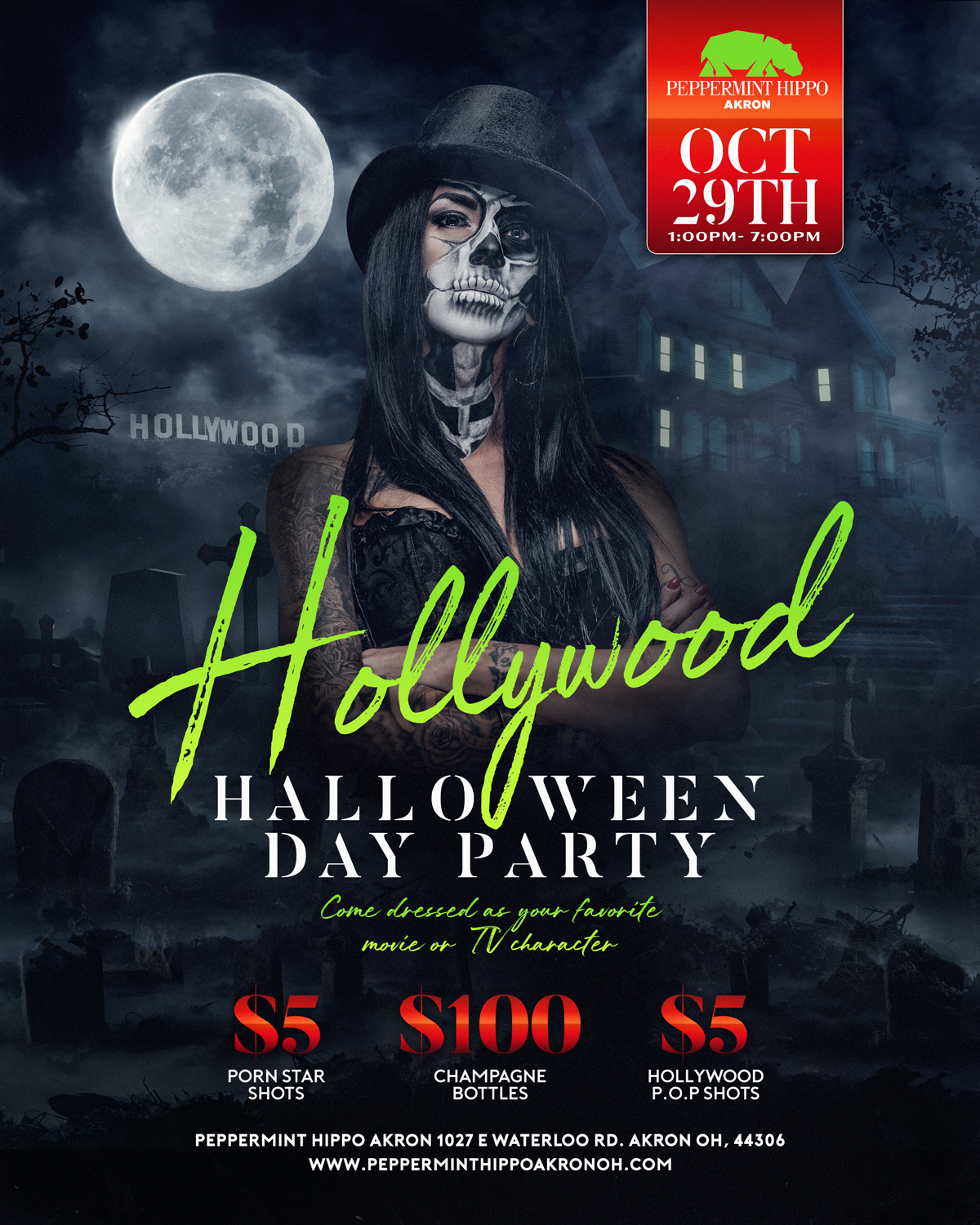 Hollywood Halloween Day Party